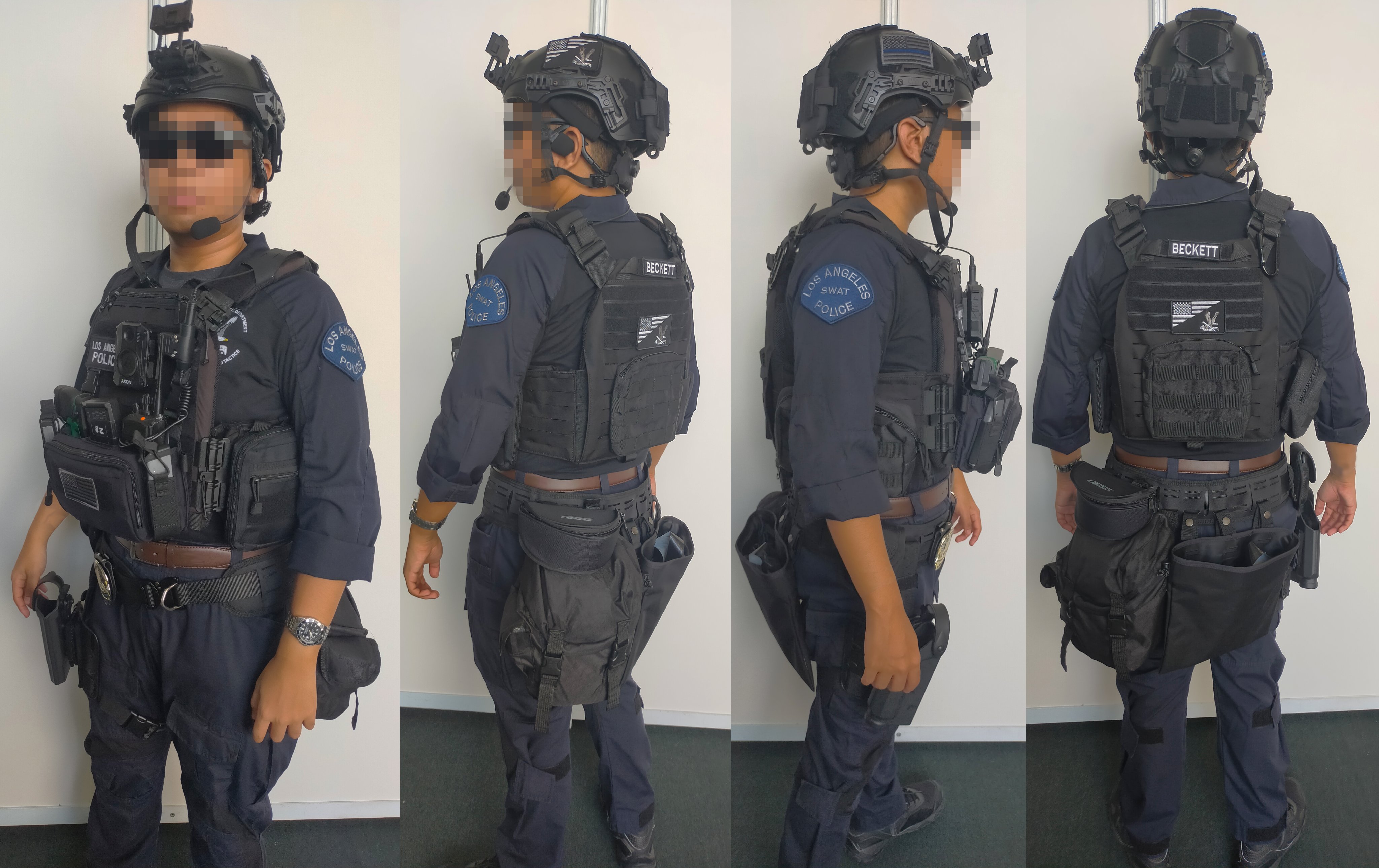 SWAT LAPD　ヘルメット GENTEX（ジェンテックス）ロウ・エンフォース・ヘルメット | JP
