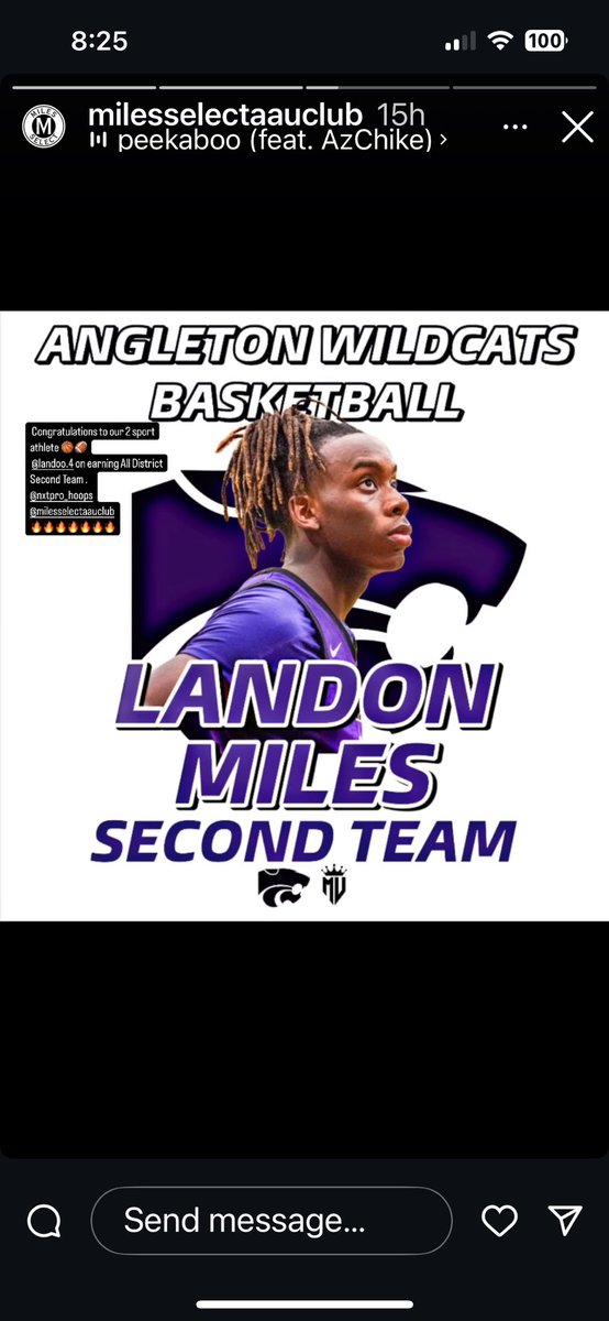 Miles Select (@milesselect) on Twitter photo Congrats to <a href="/thelandonmiles/">Landon Miles</a> ! Heβs a two-sport athlete ππ that is hard-nosed and plays with a fiery determination and toughness. Heβs a dawg and we love having him. Big summer heading our way, Lando! <a href="/NxtProHoops/">NXTPRO Hoops</a> <a href="/PurpleReignFB/">Angleton Wildcats Football</a> <a href="/AngletonHS/">Angleton High School</a> Congrats to <a href="/thelandonmiles/">Landon Miles</a> ! Heβs a two-sport athlete ππ that is hard-nosed and plays with a fiery determination and toughness. Heβs a dawg and we love having him. Big summer heading our way, Lando! <a href="/NxtProHoops/">NXTPRO Hoops</a> <a href="/PurpleReignFB/">Angleton Wildcats Football</a> <a href="/AngletonHS/">Angleton High School</a>