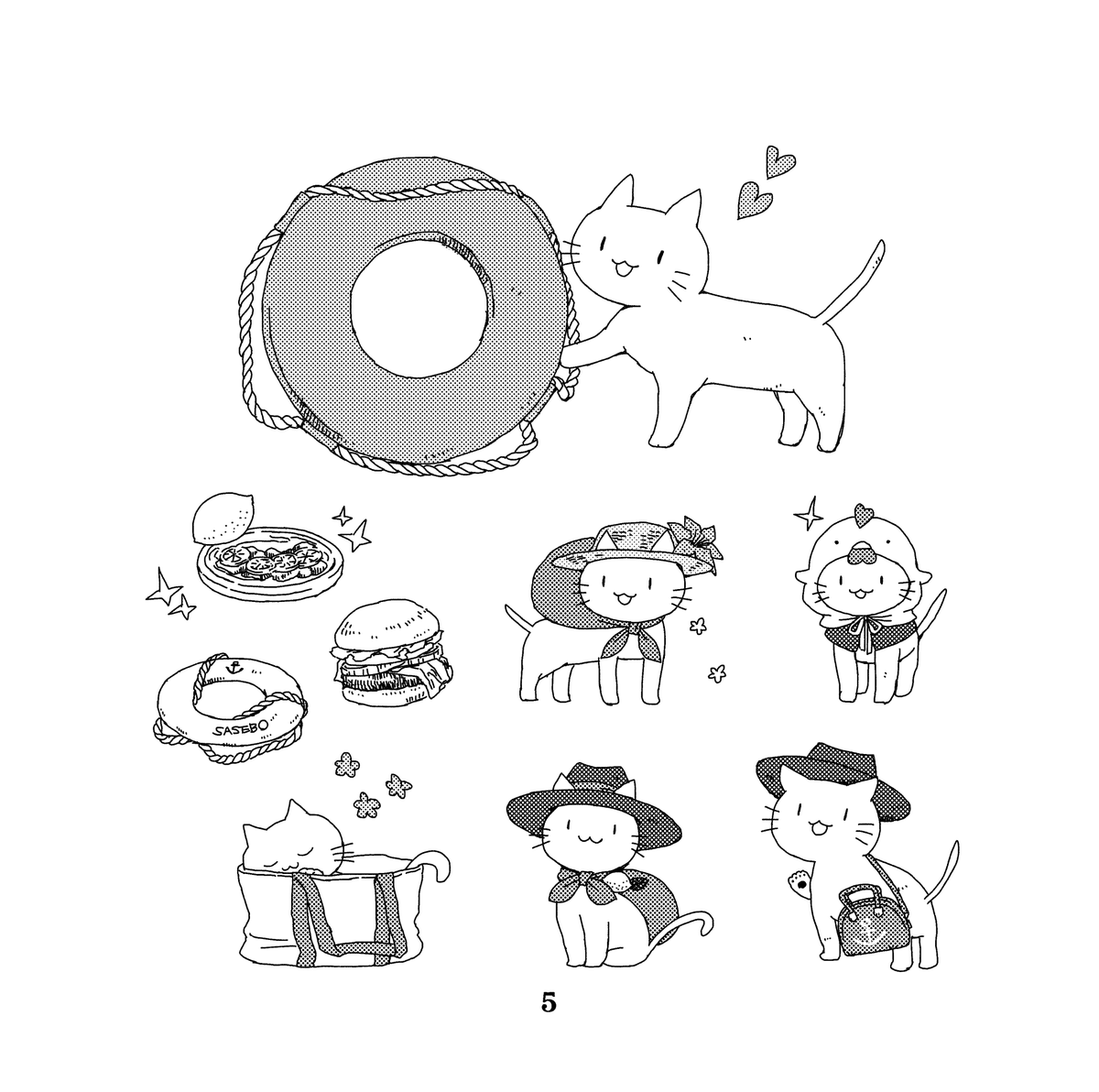 #猫の日 
艦これのねこさんたち 