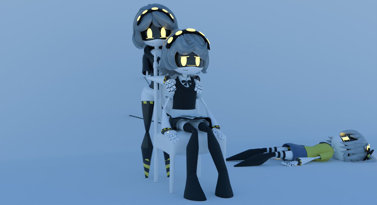 #murdedronesfanart #murderdronesN 
#SerialDestinationN #murderdrones 
#SerialDesignationV N is a good femboy