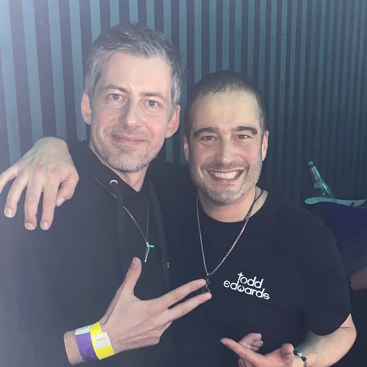 Vaden (@djvaden) on Twitter photo Nuff Luv to my Brother <a href="/toddedwards3000/">Todd Edwards</a> each & every ❤️❤️❤️
The nicest person on the music scene and one of my biggest inspiration in Garage music🙌
#UKG #UKGarage #HouseAndGarage #GarageHouse #ToddEdwards Nuff Luv to my Brother <a href="/toddedwards3000/">Todd Edwards</a> each & every ❤️❤️❤️
The nicest person on the music scene and one of my biggest inspiration in Garage music🙌
#UKG #UKGarage #HouseAndGarage #GarageHouse #ToddEdwards