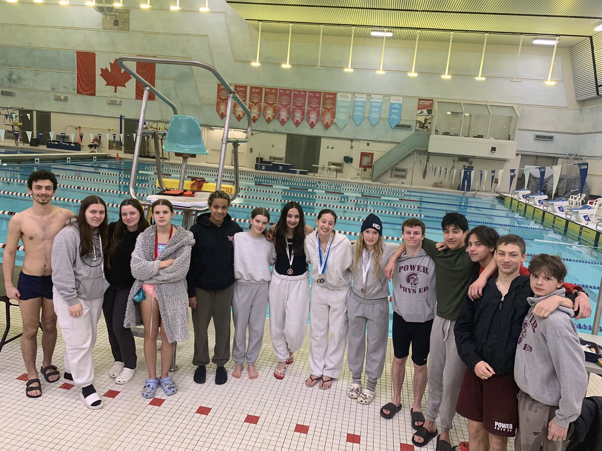 MPSJ_TCDSB's tweet photo. Huge congrats to @MPSJ_TCDSB Swim Team on an amazing TDCAA Championships! Top 4 finishes across all divisions & junior girls took 1st in the high school division! Shoutout to our OFSAA qualifiers—wish us luck at Pan Am on March 4-5! #GoPower #TDCAA #OFSAA @TCDSB @Markus4Ward2 https://t.co/cP4yIKV5Da