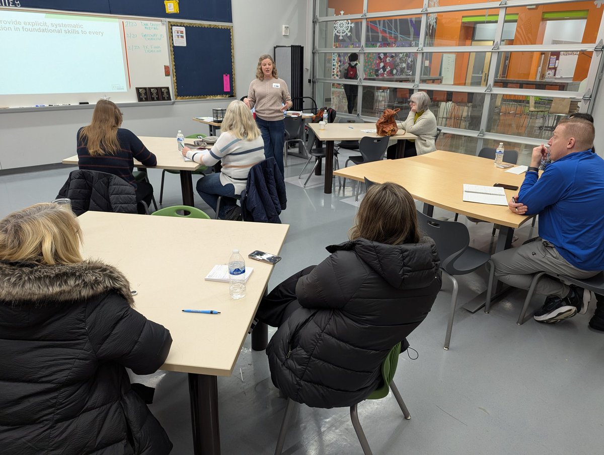 Look who came to #EdCampNKY!

It's Allison Roth leading discussion on the shifts in literacy instruction!