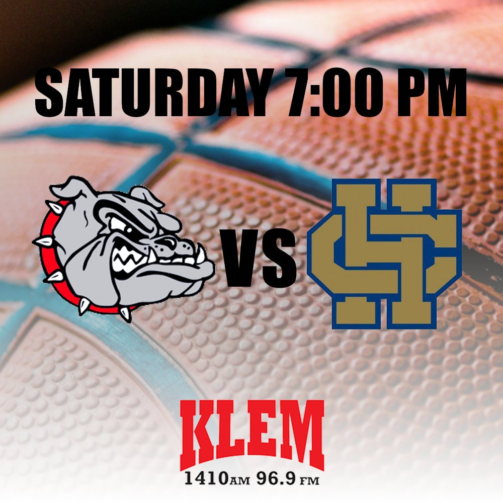 KLEM Sports (@klemsports) on Twitter photo We've got some weekend postseason basketball on the docket tonight as <a href="/LeMarsGirlsBB/">Le Mars Girls Basketball</a> is tasked with continuing their postseason run with a trip at #1 Bishop Heelan.
Pregame at 6:45, tip-off at 7:00
📻1410 AM and 96.9 FM
💻klem1410.com/listen-live We've got some weekend postseason basketball on the docket tonight as <a href="/LeMarsGirlsBB/">Le Mars Girls Basketball</a> is tasked with continuing their postseason run with a trip at #1 Bishop Heelan.
Pregame at 6:45, tip-off at 7:00
📻1410 AM and 96.9 FM
💻klem1410.com/listen-live