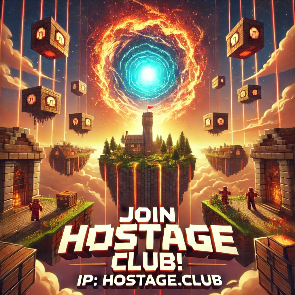🌍¡Hostage Club acaba abrir server en Minecraft!🌍

🚀 Nuevo Survival y un mundo completamente fresco
👥 Todos empiezan desde cero, únete a la aventura
⚔️ Eventos, comunidad activa y pura diversión

🔌 IP: hostage.club

Entra ahora al servidor y haz historia! 🎮🔥