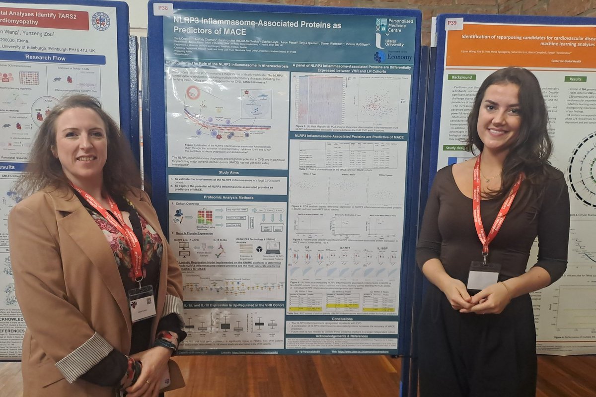 Dr Steven Watterson (@systemsbiology) on Twitter photo An excellent 2025 Scottish Cardiovascular Forum meeting in Edinburgh with Ciara Costello and Gill Conlon, where Ciara presented her work on proteomic MACE prediction with <a href="/VMcGilligan/">Victoria McGilligan</a> #SCF2025 An excellent 2025 Scottish Cardiovascular Forum meeting in Edinburgh with Ciara Costello and Gill Conlon, where Ciara presented her work on proteomic MACE prediction with <a href="/VMcGilligan/">Victoria McGilligan</a> #SCF2025