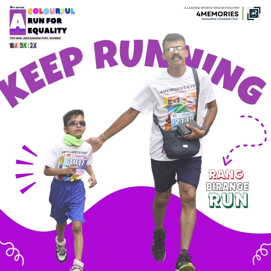4memoriesevent's tweet image. Run |Celebrate | Inspire | 

We’re back with the 4th Edition of the Equality Run! 

This is not just a run; it’s a platform for unity, empowerment, and togetherness. 

Sign up today and experience a Holi like never before—with fitness, fun, and purpose!

#RunForEquality
