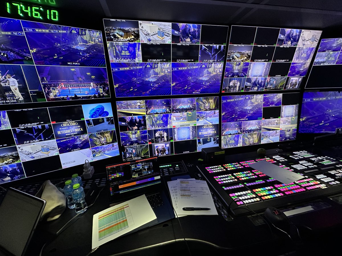 Here we go! Probably the biggest fight card ever! I’m honoured to direct the fight coverage of Beterbiev vs Bivol tonight in Riyadh, Saudi! It should be a cracking one!

#DAZN #Boxing #BeterbievBivol2