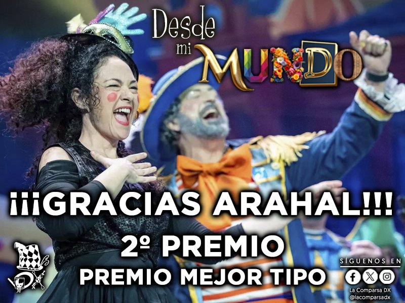 lacomparsadx's tweet photo. Y anoche fue una noche de magia!!!
Gracias Arahal!!! Gracias de corazón!!! Porque siempre nos hacéis sentir como si estuviéramos en casa.
#DesdeMiMundo
#LaComparsaDX
#Carnaval2025 https://t.co/vafA2N4HLs