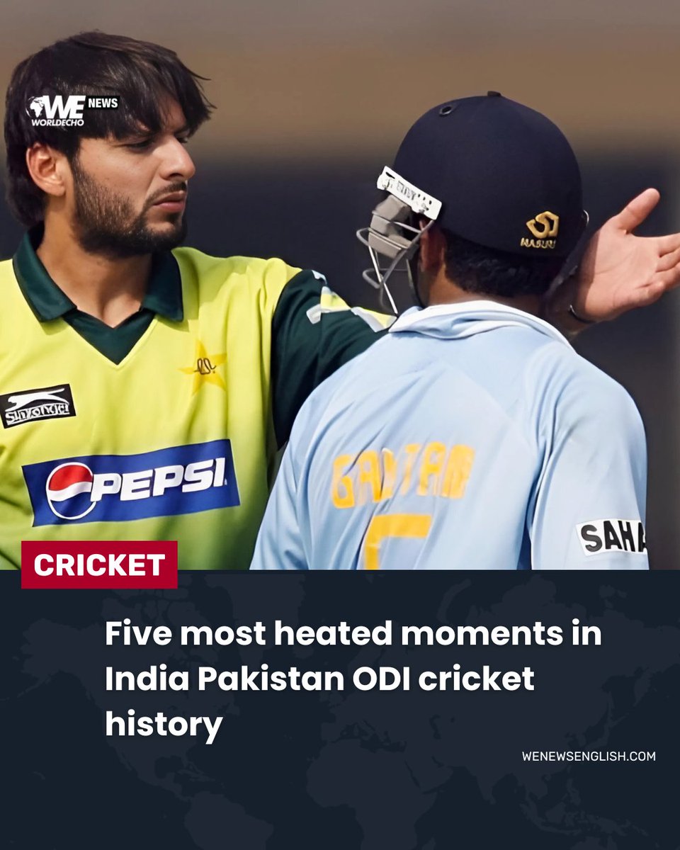 🇵🇰 🇮🇳 Five most heated moments in India Pakistan ODI cricket history
https://t.co/J8AdSxNBrk https://t.co/iy16KMjv6V
