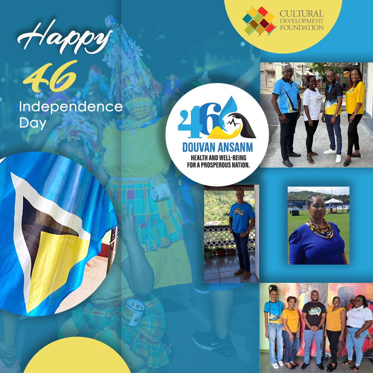 CDFSaintLucia's tweet photo. ๐๐ฎ๐ฝ๐ฝ๐ ๐ฐ๐ฒ ๐๐ป๐ฑ๐ฒ๐ฝ๐ฒ๐ป๐ฑ๐ฒ๐ป๐ฐ๐ฒ ๐๐ฎ๐
#artswithcdf
#creativityculturecommunity
#ilovemyculture758
#damnproudlucian
#SaintLuciaIndependence #independence46
#DouvanAnsanm https://t.co/ZZN65uymlk