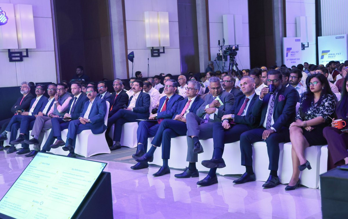 FederalBankLtd's tweet photo. Glimpses of Analyst Meet held on 21st Feb 2025.

#FederalBank #AnalystMeet https://t.co/0XNVdLLTNA
