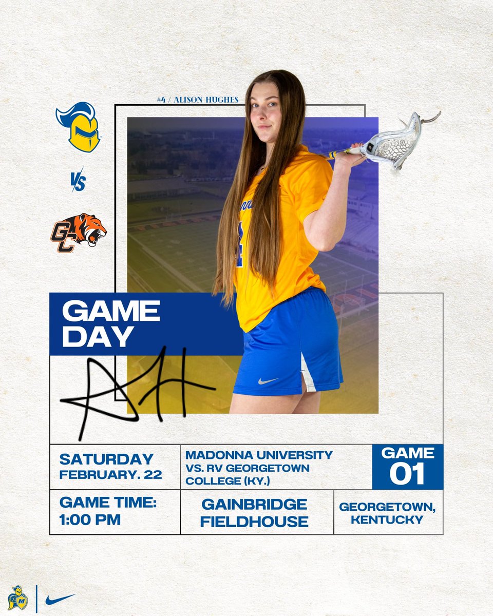 GAMEDAY!!⚔️

🆚: RV Georgetown College (Ky.) 
🕛: 1:00 PM
🏟️: Gainbridge Fieldhouse
📺: bit.ly/3QsHAYz
📊: bit.ly/439Yi6m

#crusadernation