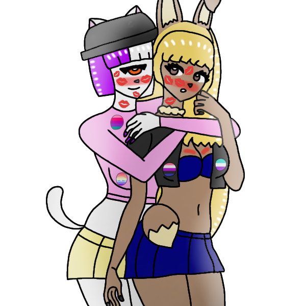 ObjectShowBloke's tweet photo. Cyclop Cat x Blonde Eevee 😺😼👁️🐶🦊🐰🤠✨🤍💜💛🤎🖤💙🩷💋
#CyclopCat #BlondeEevee #DigitalArt #Yuri #BiLesbian #XenoGender #Anthrosexual #Genderfluid #Eevee #CatGirls #Gijinkas #AnimeArt #Shipping #Girlfriends #Pokèmon #AUArt #FurryArt #PurrloinVerse #Kisses #Cowgirl #SkaterGirl https://t.co/C7YkiCT5Rd