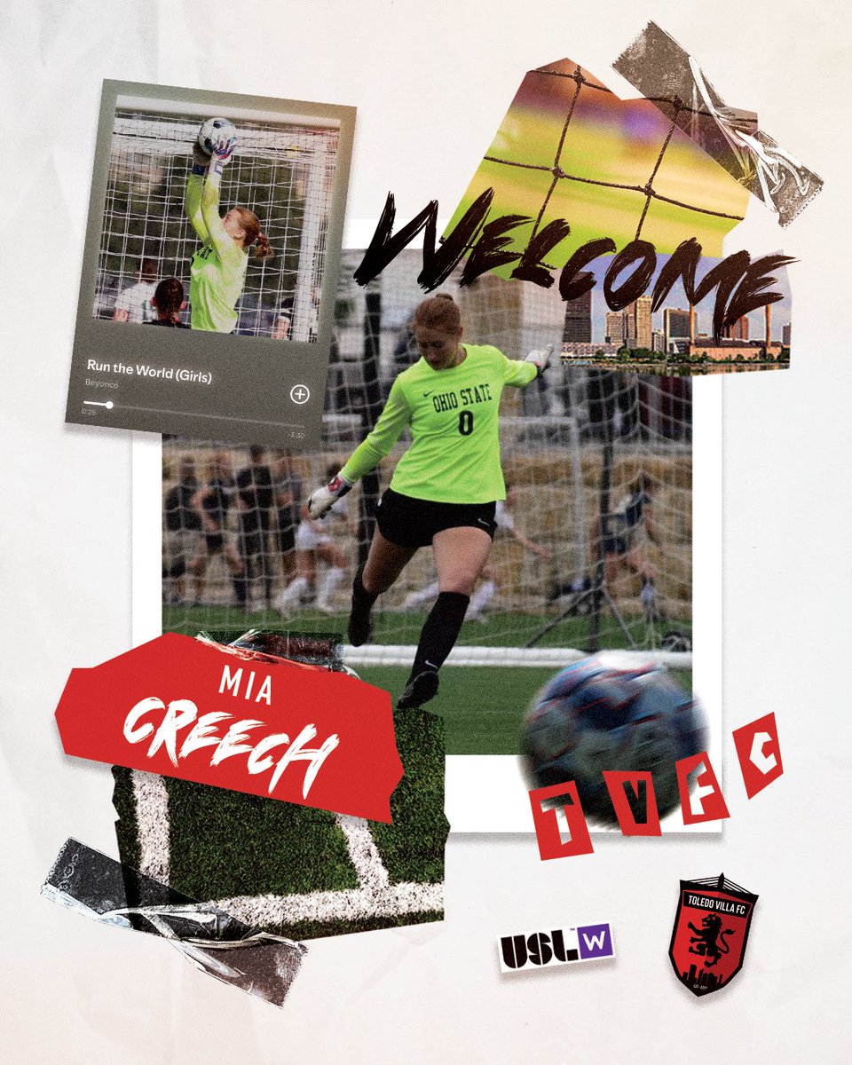 Welcome to Toledo Villa, Mia! 🔴 Join us in welcoming goalkeeper Mia Creech to our first USLW 2025 Team! 🟣

Pending USL and US Soccer approval.