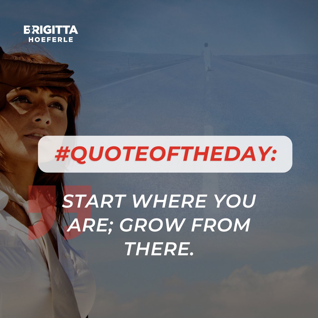 GittaHoeferle's tweet image. Dream big, start small, and most importantly, take the first step. Every journey begins with action, and every action leads to progress. Don’t wait for perfection—just begin.

#StartNow #DreamBig #SuccessPatterns #BrigittaHoeferle