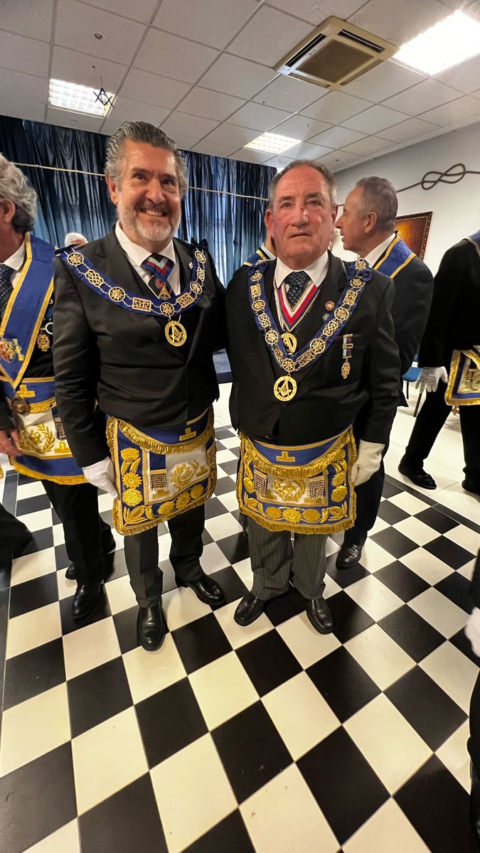 Hoy nuestro P.G.M. RH Luis Alcaina Guzmán ha asistido a la Gran Asamblea Provincial de las Islas Baleares y quiere agradecer personalmente al P.G.M. Bernard Smith y a todos los hermanos de la Provincia Balear su hospitalidad y fraternal acogida.