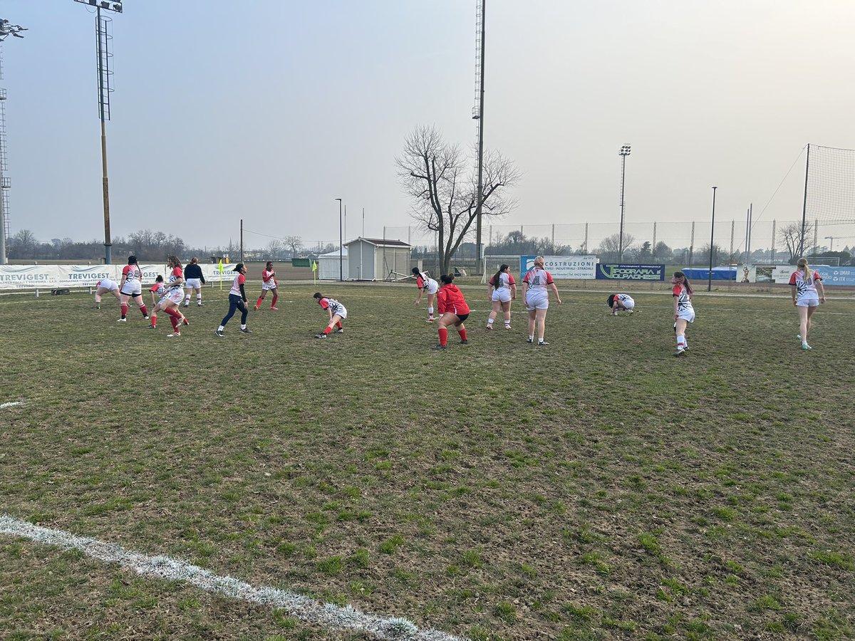 Our second and final game of our Italy tour kicks off soon vs. Rugby Villorba.