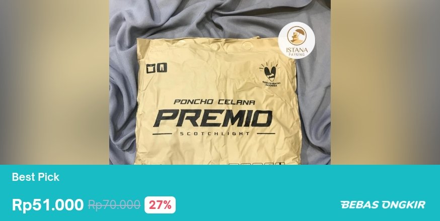 🤩 Ada diskon 27% jadi Rp51.000, nih. Cek di Tokopedia sebelum diskonnya kehabisan! tokopedia.link/enavY59icRb