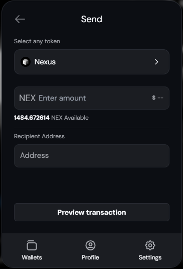 WebZ_PARODY's tweet photo. Drop your Nexus address or Nexus Connected Evm address   

I will send some $NEX for the Transaction  

You can send me too  
Here is the address:   

0xed6A1e9f4024e51fC3388c2177541CfE26a713A8 https://t.co/NUR2zSrI7W