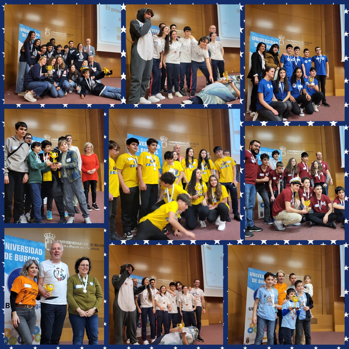 Cada año es más difícil elegir a los ganadores. Enhorabuena a los premiados y nos vemos el año que viene😃😄😆.
<a href="/FLLBurgos/">FLL Burgos</a> <a href="/LEGO_Education/">LEGO Education</a> <a href="/UBUinvestiga/">UBUinvestiga</a> #FLL_Spain  #SUBMERGED #FLLSpainSUBMERGED