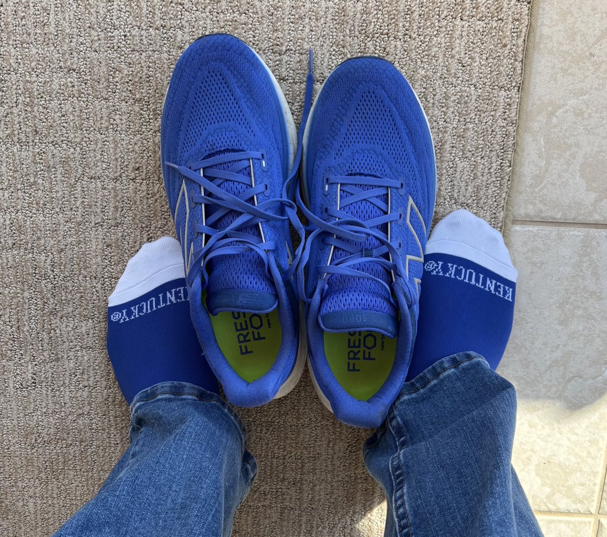 Game Day socks and shoes. Let’s Roll the Tide! Go Big Blue!