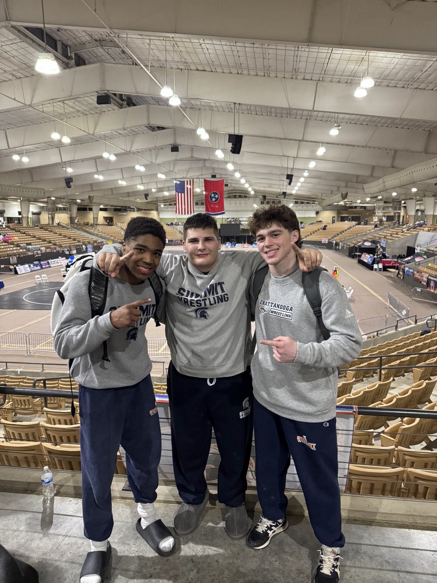 Pete Miller (@wcssstmspm) on Twitter photo Summit Wrestling advance 3 to the TSSAA State Finals w/ 9 fighting back through consolations!
<a href="/wcsSHS/">Summit High School (TN)</a> <a href="/wcsSHSAthletics/">Summit Spartans Athletics (TN)</a> <a href="/wcsSHSspartanCH/">SHS Spartan Clubhouse</a> <a href="/wcsCOAthletics/">WCSsportsConference</a> <a href="/cspulliam/">Charles Pulliam</a> <a href="/mopatton_sports/">Maurice Patton</a> <a href="/wherald/">Williamson Herald</a> <a href="/SeWrestle/">SEWrestle</a> <a href="/SwcWrestling/">Spartan Wrestling Club</a> Summit Wrestling advance 3 to the TSSAA State Finals w/ 9 fighting back through consolations!
<a href="/wcsSHS/">Summit High School (TN)</a> <a href="/wcsSHSAthletics/">Summit Spartans Athletics (TN)</a> <a href="/wcsSHSspartanCH/">SHS Spartan Clubhouse</a> <a href="/wcsCOAthletics/">WCSsportsConference</a> <a href="/cspulliam/">Charles Pulliam</a> <a href="/mopatton_sports/">Maurice Patton</a> <a href="/wherald/">Williamson Herald</a> <a href="/SeWrestle/">SEWrestle</a> <a href="/SwcWrestling/">Spartan Wrestling Club</a>