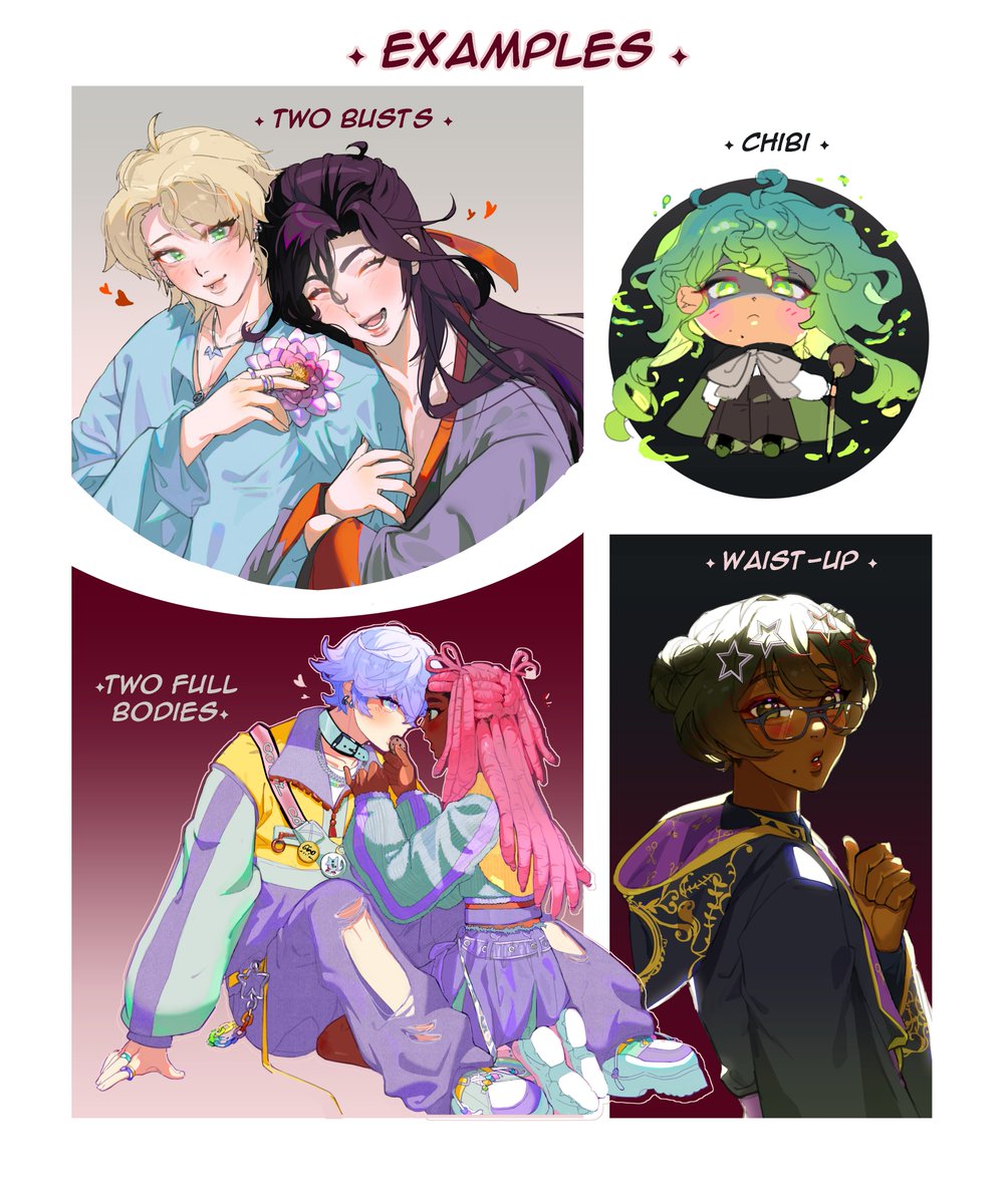 00v_k's tweet image. updated c♥mm sheet!
please read rules in the reply below♥
- DM me here or order on vgen (@/00v_k)