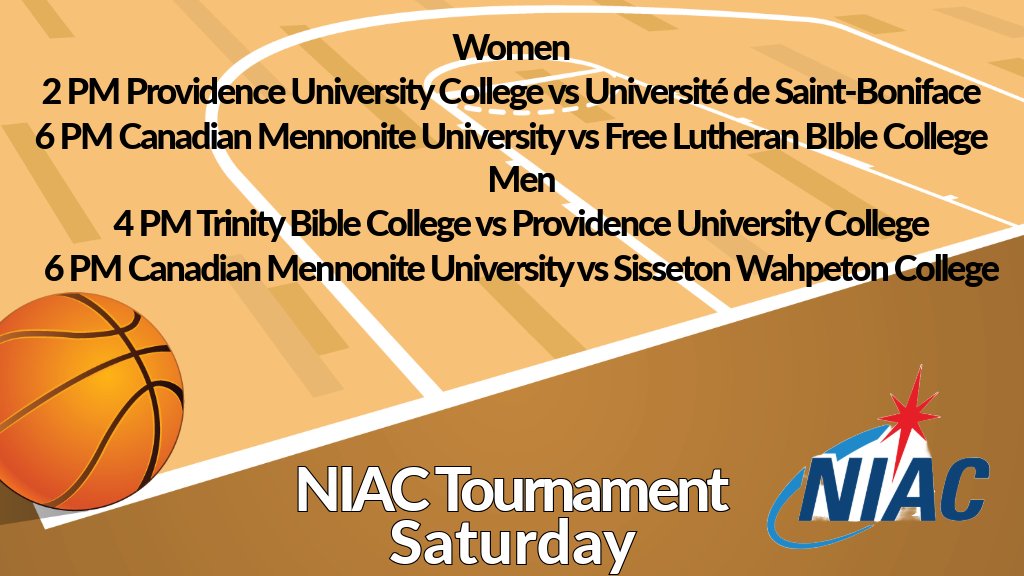 🏀 Semifinals Saturday at the NIAC Basketball Tournament! 
niacathletics.com