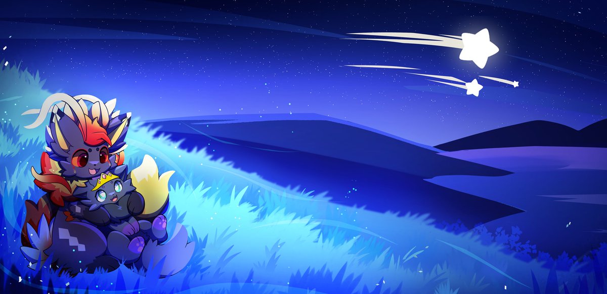 Apolozorua's tweet image. Night