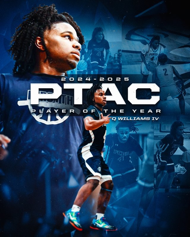 FCDS Mens Basketball (@fcds_mens_bball) on Twitter photo Congratulations to our very own <a href="/_NPJW4/">Q Williams</a> for being the PTAC Player of the Year.
Player of the Year in the best conference in North Carolina!! Congratulations to our very own <a href="/_NPJW4/">Q Williams</a> for being the PTAC Player of the Year.
Player of the Year in the best conference in North Carolina!!