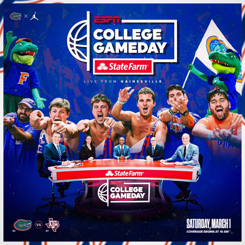 FloridaGators's tweet photo. LIVE FROM GAINESVILLE ‼️

#GoGators