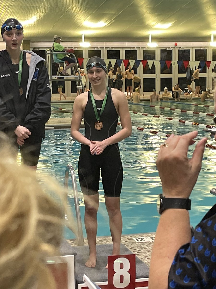 BotkinsSwim's tweet image. Last night Bella became the first girl in school history to podium at state at the state swimming and diving meet. Swimming in a competitive field, she placed 8th and earned her spot with all-Ohio honors! Congrats on a great season Bella and goodluck for the rest of club swim!!!