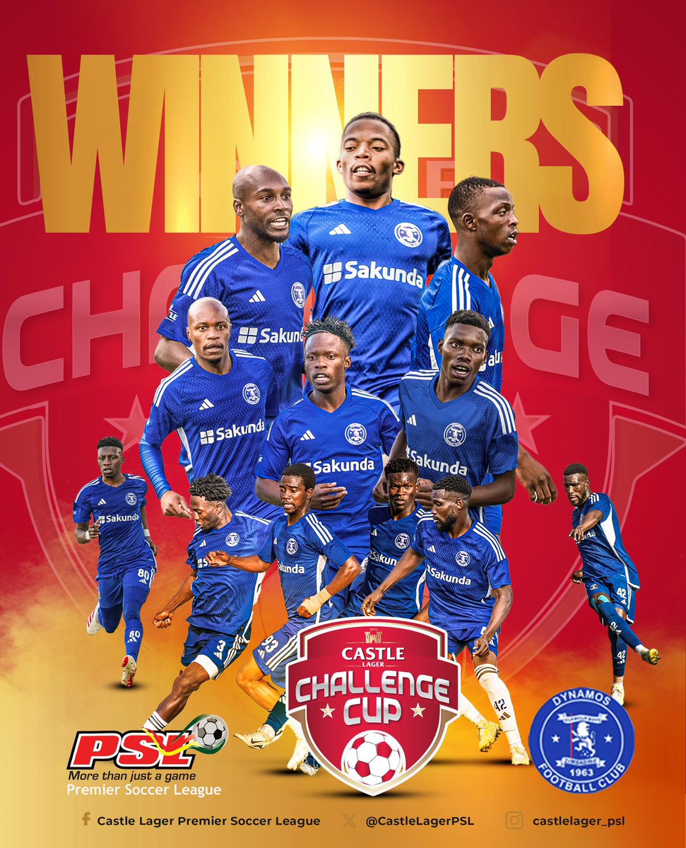 Congratulations to the 2025 #CastleChallengeCup Winners, Dynamos FC ⚽️🏆