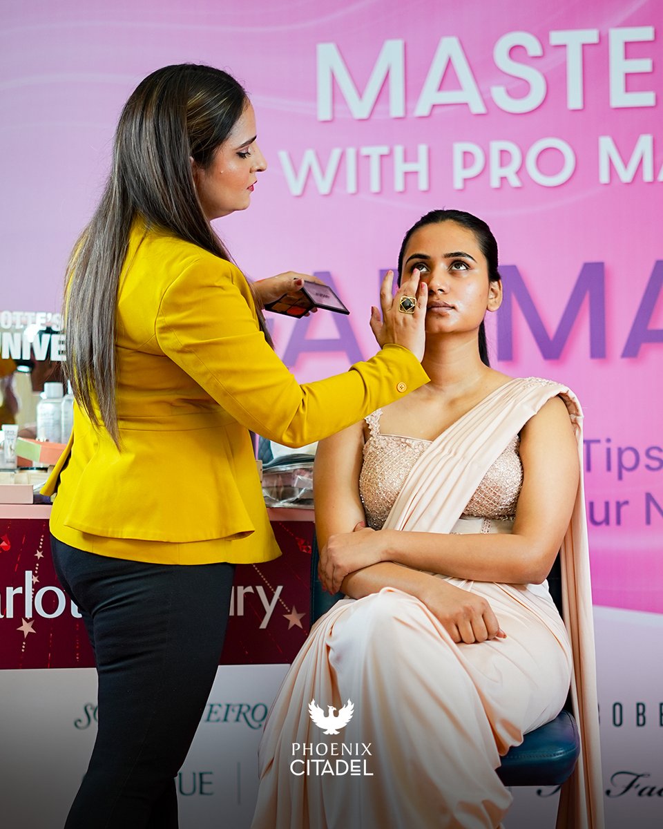 phoenixcitadel's tweet image. Phoenix Citadel turned into a beauty haven at Nykaa’s Makeup Masterclass! 💄✨ From expert contouring to the perfect pout, attendees got the ultimate glam scoop! 💋💫 Missed it? Stay tuned for more beauty, fashion &amp;amp; fun! 👀💃

#NykaaLuxe #PhoenixCitadel #MakeupMasterclass