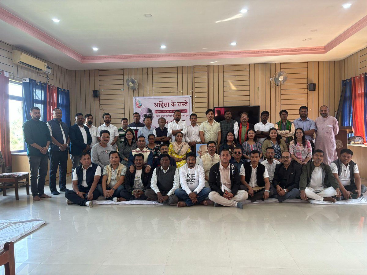 SachinAhimsa's tweet image. Ahimsa Ke Raste begins its North-East push with a camp in Jorhat. We will do a camp there every 3 months. Please send good candidates our way! Contact +91 91525 57077 to register. Jai Jagat!