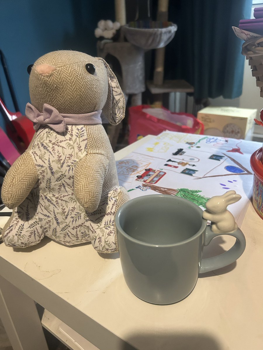 Donna Shah 🙋🏻♀️ (@donnamshah) on Twitter photo Got to love nanna duties, despite the 5 hour drive to get to them. They ‘made’ the DiL buy me some presents whilst shopping in <a href="/homebargains/">Home Bargains</a>. Now have my own special mug for at theirs and rabbit themed too 🥰🐇
#HalfTerm Got to love nanna duties, despite the 5 hour drive to get to them. They ‘made’ the DiL buy me some presents whilst shopping in <a href="/homebargains/">Home Bargains</a>. Now have my own special mug for at theirs and rabbit themed too 🥰🐇
#HalfTerm