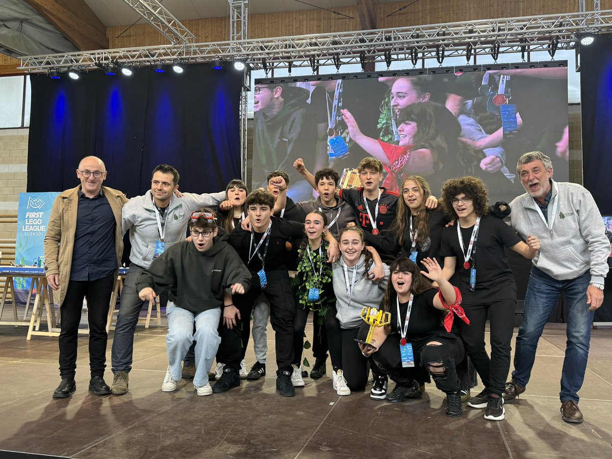 El Regato eta San Fidel ikastetxeetako taldeak, FLL Euskadi-MONDRAGON torneoko irabazle.

Martxoaren 29an Ferrolera (Galizia) joango dira bi talde hauek estatuko kanporaketa jokatzera.

Irakurri albistea: tulankide.com/eu/el-regato-e…

#FLLEuskadi #Submerged