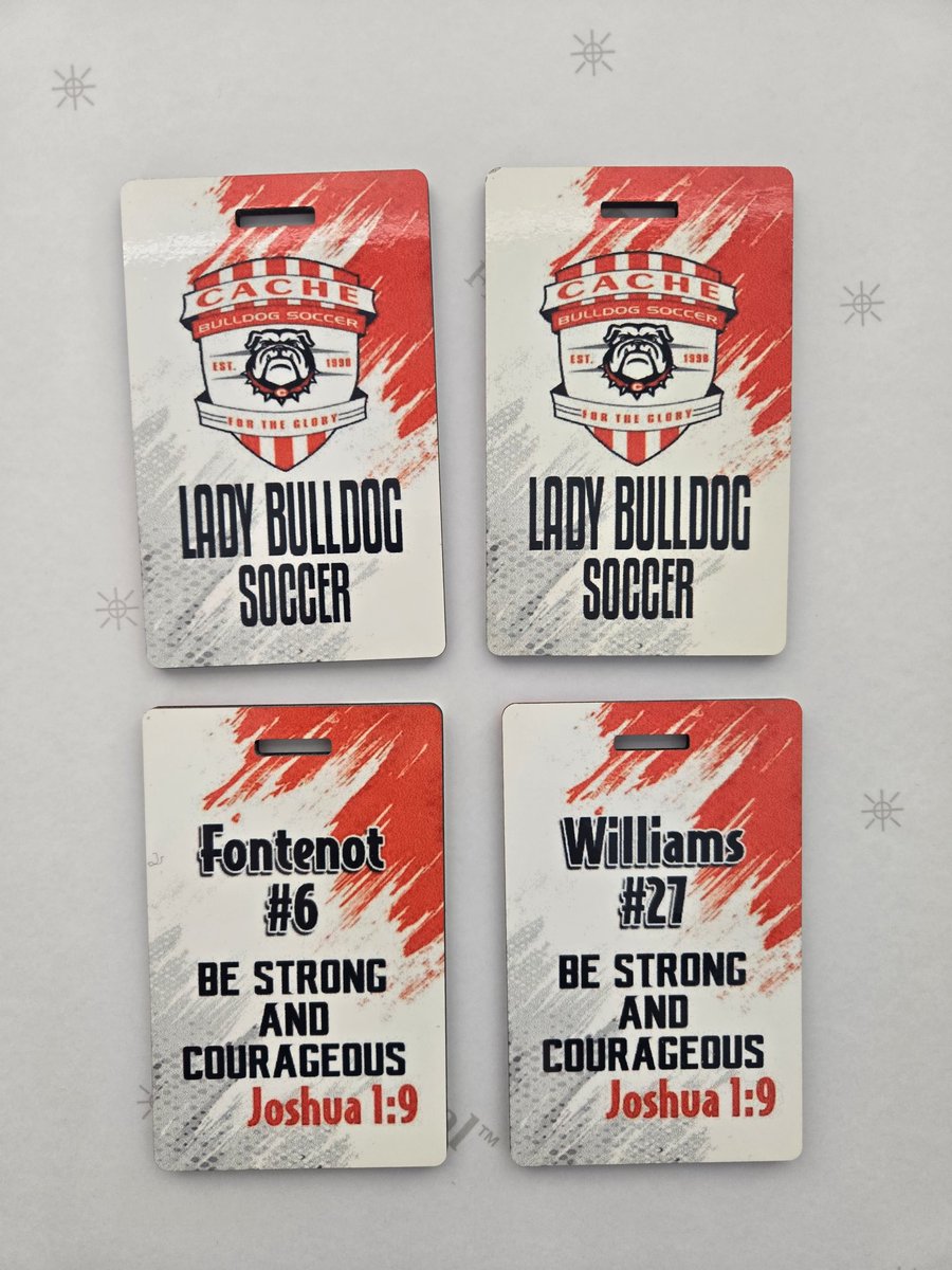 Game Changing Image (@gc_image) on Twitter photo New bag tags this season for <a href="/CacheHigh/">Cache High School</a> girls soccer team are 🔥 We always appreciate the Lady Bulldogs!!
#gcifamily #schoolbranding #bagtags New bag tags this season for <a href="/CacheHigh/">Cache High School</a> girls soccer team are 🔥 We always appreciate the Lady Bulldogs!!
#gcifamily #schoolbranding #bagtags