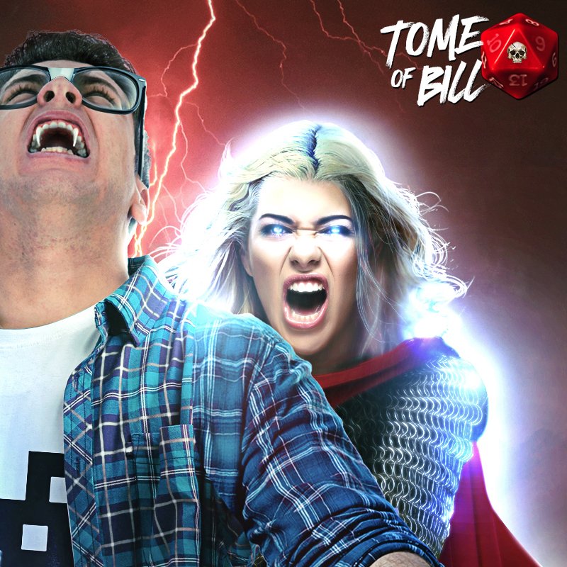 Meet Sheila. She's a shy administrative assistant who's fated to destroy the vampire race. 

Too bad one of them, a foul-mouthed dork from Brooklyn, is more interested in asking her out. 

Check out their explosive chemistry in The Tome of Bill horror comedy series. #booktwt