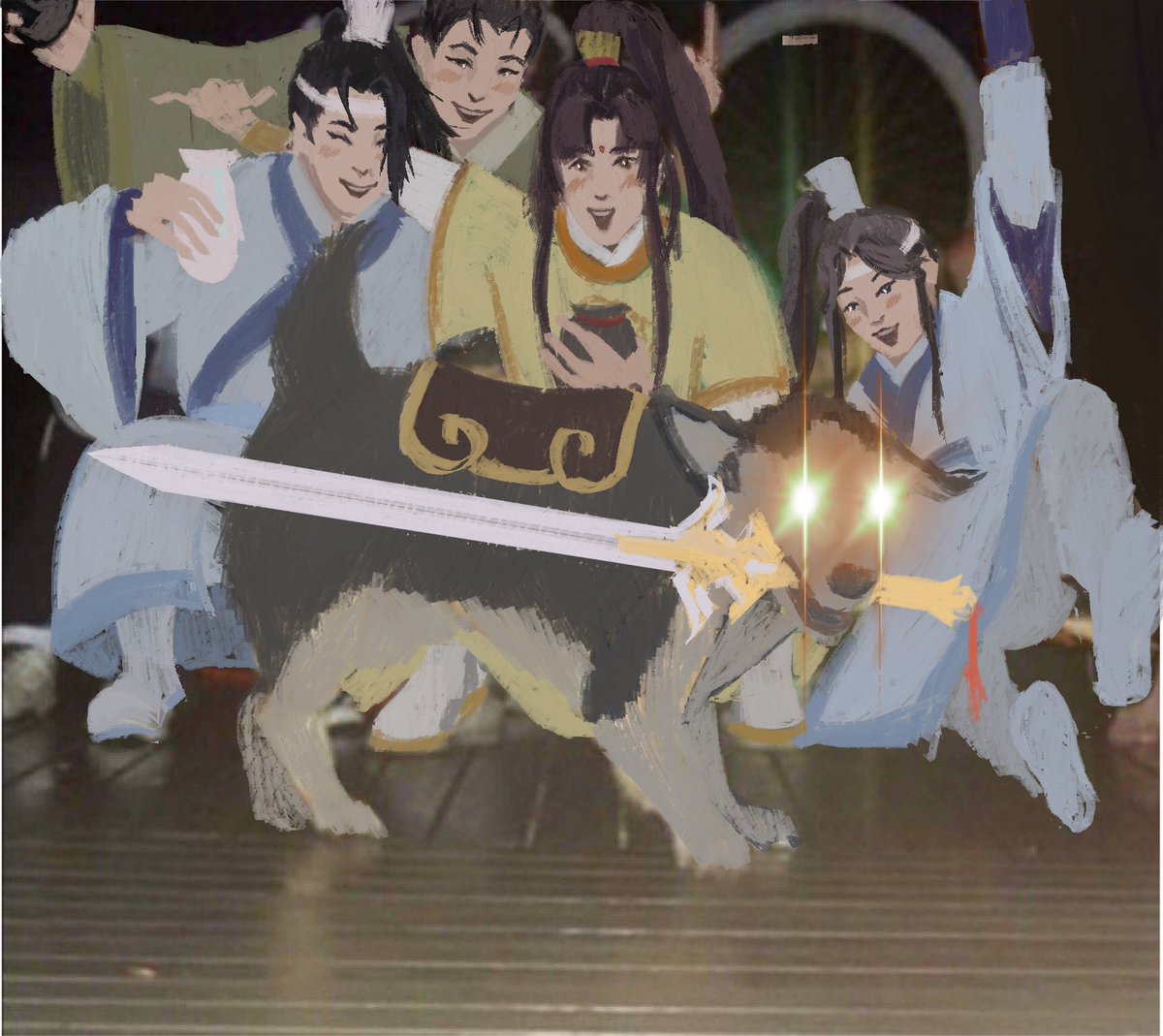 xixstff's tweet image. #mdzs #juniors 

SO THEM ISTG
