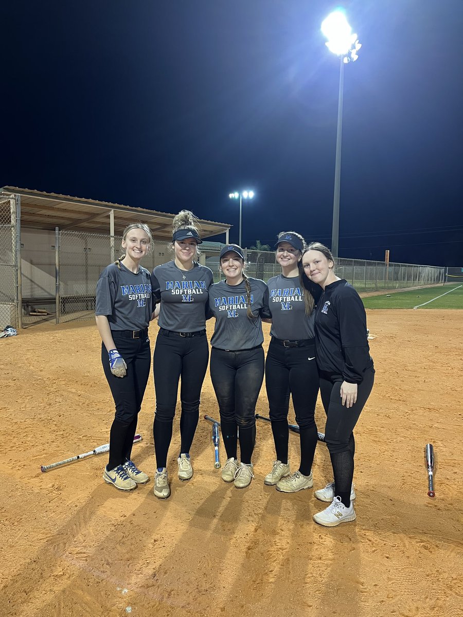 Our practice challenge champions 🏆
Solid first day in FL! Game day tomorrow, watch out ☀️🥎