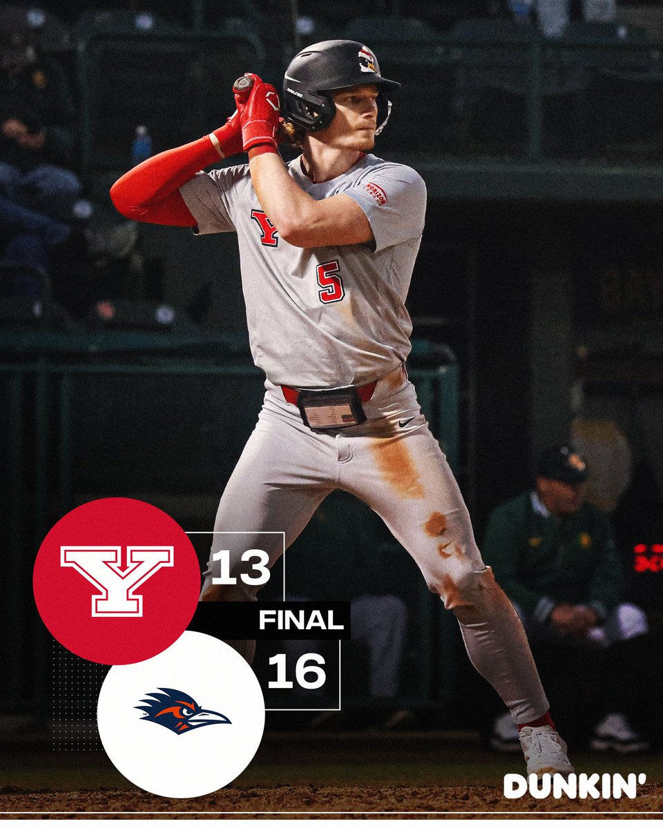 YSU Baseball 🐧 (@ysubaseball) on Twitter photo Game 2 Final.
Brady Shannon hit the first two home runs of his YSU career while Brayden Kuriger went 4-for-5 with two doubles. Nathan Beckley was 3-for-5 with a home run, a double and four RBIs.
We'll close out the series tomorrow at noon ET.
#GoGuins // #FeedTheRaft Game 2 Final.
Brady Shannon hit the first two home runs of his YSU career while Brayden Kuriger went 4-for-5 with two doubles. Nathan Beckley was 3-for-5 with a home run, a double and four RBIs.
We'll close out the series tomorrow at noon ET.
#GoGuins // #FeedTheRaft
