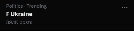 Frowned at this but turns out half the posts with it are people mocking the fact that it's trending so thank god most people still have correct moral compasses