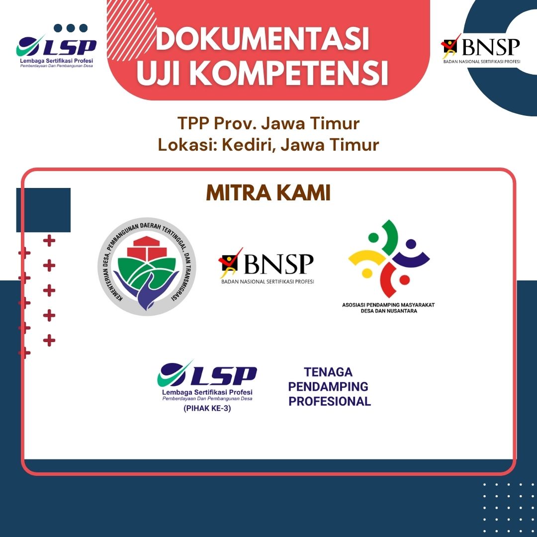 LSPP2D's tweet image. Dokumentasi dari para peserta TPP Prov. Jawa Timur dengan semangat kompeten telah berjalan dengan harmoni dan lancar. Bertempat di TUK Kediri, Jawa Timur.

Salam &quot;Kompeten&quot;. ✅✅

Asesor yang bertugas:
- Mohammad Sabri
- Choiril Akbar
- Achmad Labib
- Sukoyo
- Nurul Hadi