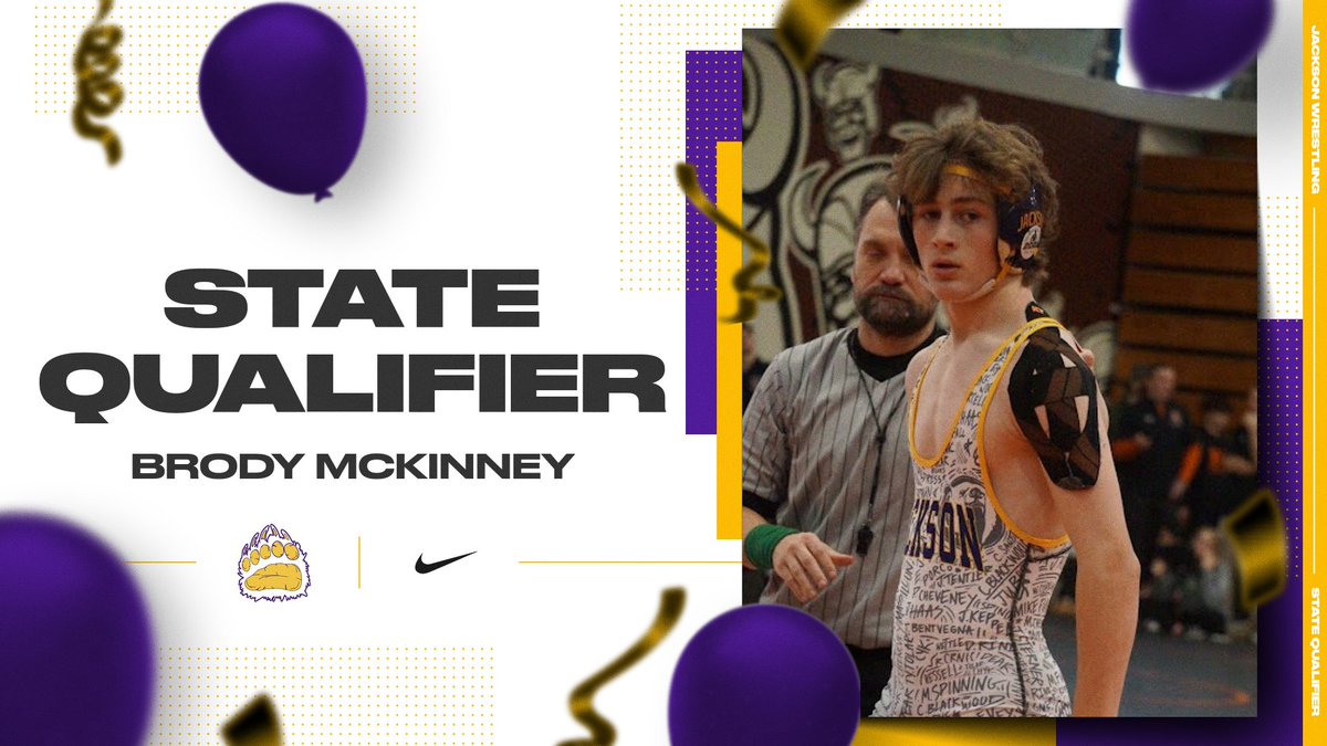 Congrats to Brody McKinney on punching his ticket to the State Tournament!