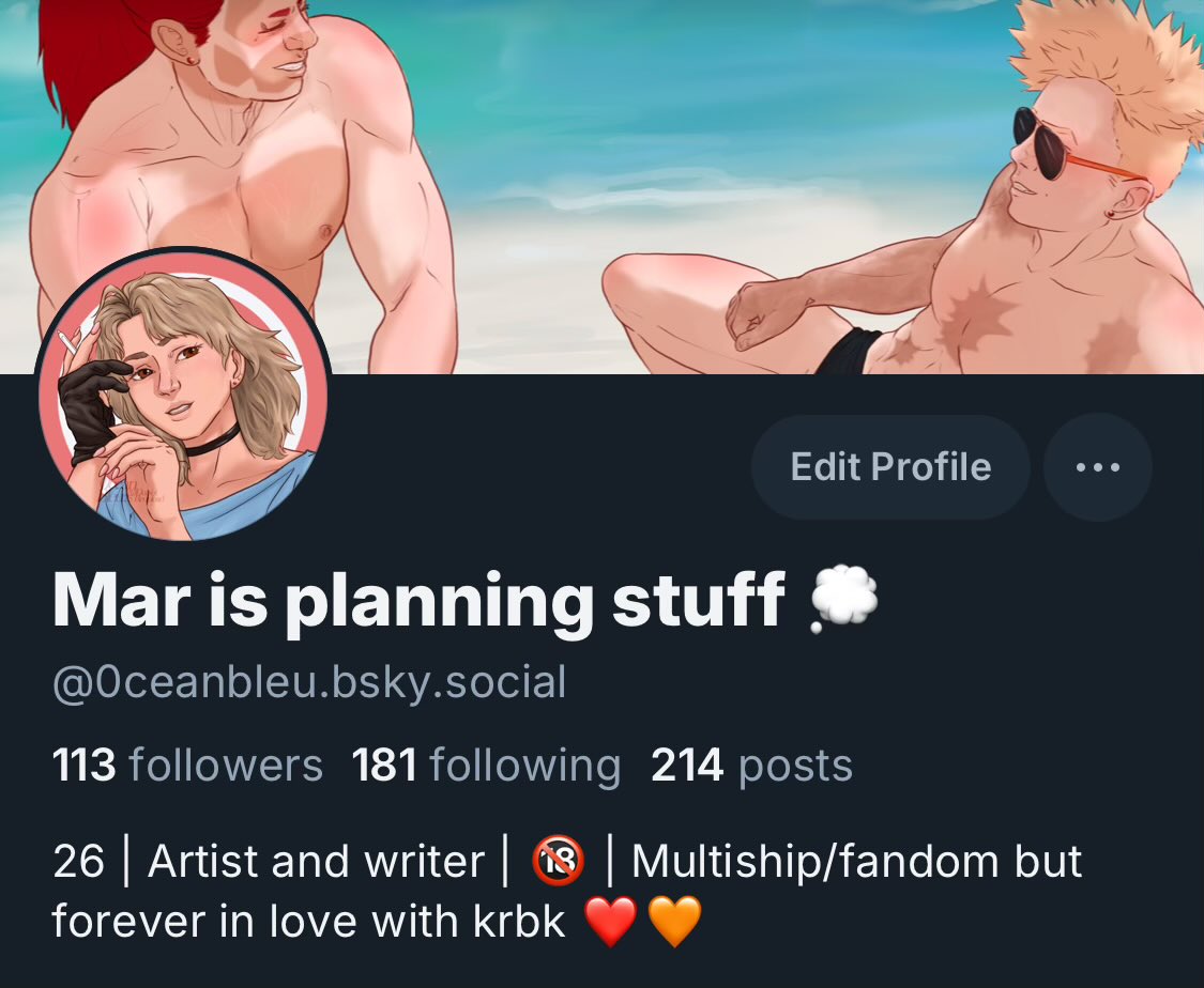 Mar is at 0ceanbleu.bsky.social 🦋 tweet media