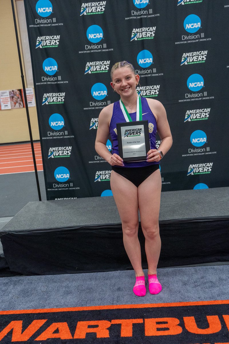 Maddie Mucci is your 2025 American Rivers Conference Women’s Rookie of the Year ‼️

#GoDuhawks