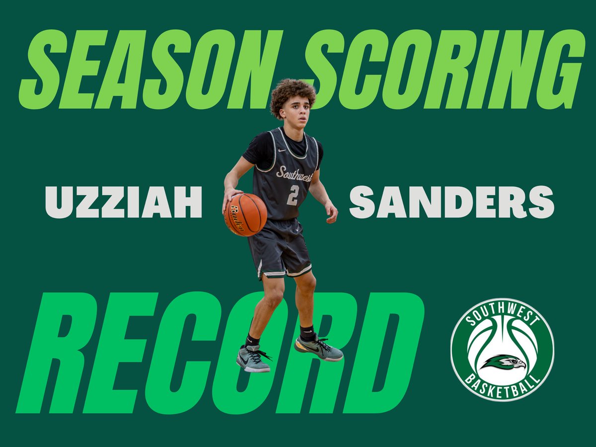 Lincoln Southwest Basketball (@lswhoops) on Twitter photo Congratulations to <a href="/UzziahSanders/">UzziahSanders</a> for setting a new LSW record for points in a season. The previous record was held by Chuck Love. Congratulations to <a href="/UzziahSanders/">UzziahSanders</a> for setting a new LSW record for points in a season. The previous record was held by Chuck Love.