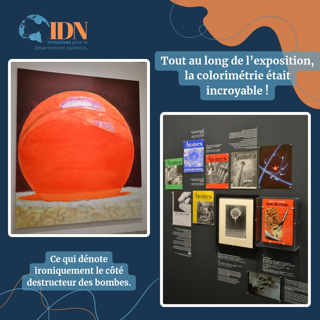 L'Âge Atomique du Musée d'Art Moderne de Paris 🎨🖌️

Merci au Musée d'Art Moderne de Paris pour cette très chouette exposition !

Réponse au quizz : Et oui ! Vous l'avez bien deviné ! Il s'agit ici de notre cher créateur d'IDN, ✨Paul Quilès✨

#art  #Peace #nuclear